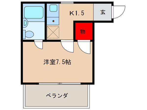 ハ－モニ－の物件間取画像